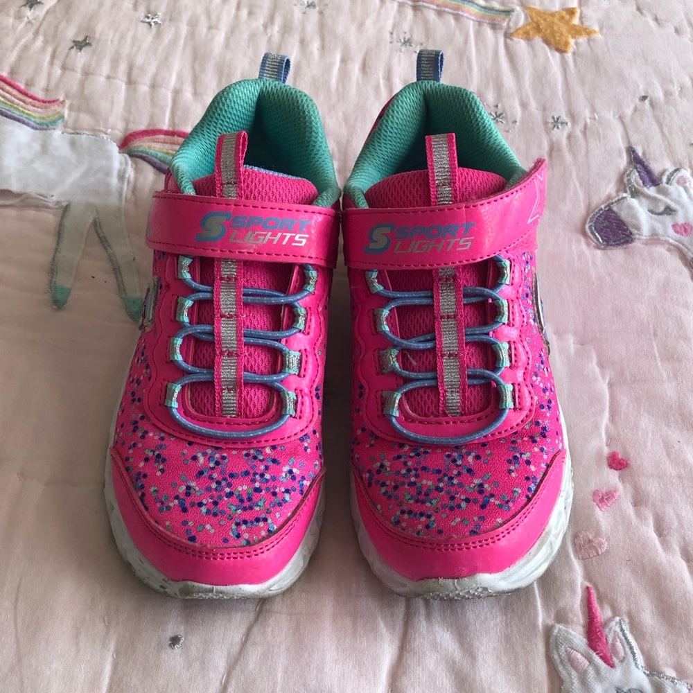 Girls Sketchers Sport Lights
